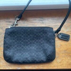 Authentic Y2k black Coach Wristlet